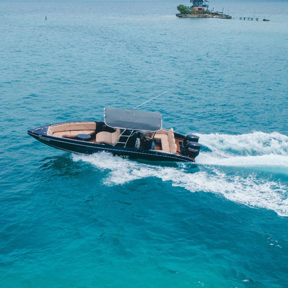 Paseo privado en lancha deportiva a Islas del Rosario y Playa Blanca Barú